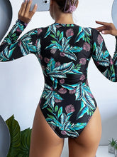 Traje de neopreno sexy de manga larga con estampado